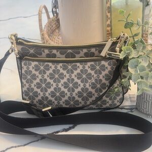 Tommy Hilfiger Black and Gray Women's Bag